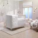 Lambs & Ivy Signature Pom Pom Musical Baby Crib Mobile - White/Gray by TinyTreasures Baby Boutique
