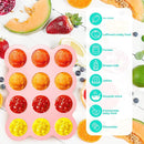 3 Pcs Baby Food Storage Container 12 Cup Silicone Baby Food Freezer Tray with Lid Stackable Reusable Silicone Freezer Tray for Food Vegetable Fruit Puree and Breast Milk(Multicolor) by TinyTreasures Baby Boutique