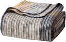 YOUR MOON Pure Merino Wool Blanket, King Size, 100% Australian Natural Wool, Washable, Hypoallergenic - Non-Itchy (Brownish Blue, 90 * 108) by CozyNest Decor