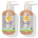 California Baby Super Sensitive Baby Shampoo and Body Wash | 100% Plant-Based | Gentle Fragrance Free Shampoo | Hypoallergenic | 19 Ounce (Pack of 2) by TinyTreasures Baby Boutique