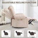Recliner Chair Modern Ergonomic Lounge Swivel Single Sofa Seat Living Room Recliners on Clearance Foam Filling by CozyNest Decor