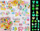 Luminous Mini Resin Animals 250Pcs Tiny Animals Bulk Glow in The Dark Mini Ducks Owls Frogs Pandas Rabbits Mushrooms for Miniature Garden Micro Landscape Aquarium Potted Decoration by GreenHaven Gardens