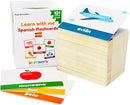 Spanish Flash Cards for Kids & Toddlers - 101 Cards - 202 Sides - Learn with Me - Objects, Numbers & Play Games - Great Value, Fun Learning and Educational Flashcards by TinyTreasures Baby Boutique
