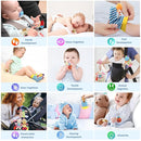 Baby Rattles & Socks - Wrist & Ankle Rattle Toys, Hanging Rattle, Activity Gift for Infants (12 B) by TinyTreasures Baby Boutique