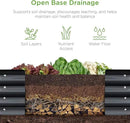 Best Choice Products 8x2x1ft Outdoor Metal Raised Garden Bed, Oval Deep Root Planter Box for Vegetables, Flowers, Herbs, and Succulents w/ 108 Gallon Capacity - Charcoal by GreenHaven Gardens