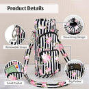 Betsey Johnson Insulated Water Bottle Pouch Holder Carrier Crossbag with Adjustable Shoulder Strap - Lightweight Polyester Accessories with Pockets Good for Hiking Sports by TinyTreasures Baby Boutique