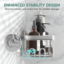 Veken Shower Caddy 6-Pack, Family Choice Award Winner, Large Wall Mounted Shower Rack, Bathroom Shelves Over Toilet, Organizer Storage Accessories with Soap Dish&Toothbrush Holder by CozyNest Decor