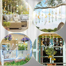 Maitys 10 Pcs 6 Pcs Crystal Suncatcher Sun Catchers Indoor Window Hanging Sun Catchers with Light Catcher with Prisms and Agate Slices for Indoor Outdoor Home Garden Wedding Decor (Stylish) by GreenHaven Gardens