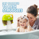 Bath Bubble Machine - Bubble Bath Maker with Lights & Music - Baby Bath Toys Bubble Maker for Bathtub - Dinosaur Toys for Kids 2-4, Strong Suction BPA Free by TinyTreasures Baby Boutique