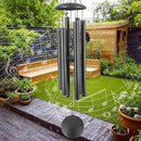 ASTARIN Wind Chimes Outdoor, 45-Inch Memorial Wind Chimes with 6 Heavy Tubes, Unique Outdoor Decor, Sympathy Gifts, Black Grey by CozyNest Decor