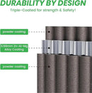 Raised Garden Bed Kit 8×2×1.4 FT Magnesium-Aluminum-Zinc Stainless Steel Metal Planter Box for Planting Outdoor Plants Vegetables (Crackle Gold) by CozyNest Decor