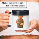 Personalized Coffee Mug, Custom Photo Caricature Gift, Funny Customized Coffee Gift for Men & Women, Custom Mugs with Pictures, Color Changing 11oz Father's Day Mug by TinyTreasures Baby Boutique