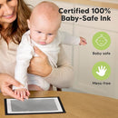 1-Pack Inkless Baby Hand and Footprint Kit - Mess Free Ink Pad for Newborn Keepsake, Dog Nose & Paw Print Kit, Clean Touch Ink Pad for Baby Hand & Footprints, Ideal New Mom Gifts(Silver, Jumbo) by TinyTreasures Baby Boutique