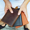 Polare RFID Blocking Napa Leather Passport Holder Travel Wallet For Men and Women (Black) by TinyTreasures Baby Boutique