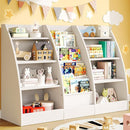 4 Tier Kids Bookshelf, 4 Layer Sling Kids Book Shelf for Kids Rooms, XXL Wood Children Bookcase,Baby Storage Book Rack,Toddler Bookshelf, Book and Toy Organizer,Book Display Shelf for Bedroom, Nursery by TinyTreasures Baby Boutique