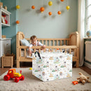 HIYAGON Rectangular Baby Basket for Boys Kids Baby Storage Basket Toy Storage Bin Organizer Box Room Decor(Farm) by TinyTreasures Baby Boutique