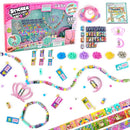 MooCubic Rolls Stickers Jewelry Making Kit, Includes 320 Mini Sticky, Builds 6 Bracelet or 2 Necklace, 200 Beads & 2 Pendants, Wearable DIY Friendship Gift for Kids Ages 5+ Girls & Boys (M1) by TinyTreasures Baby Boutique