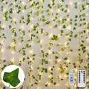 suddus Vines with Light for Bedroom, 200 LED Fairy Lights with Vines, Ivy Curtain Lights for Dorm, Wedding, Party, Wall, Indoor, Outdoor Decor, 6.5ft x 6.5ft by CozyNest Decor