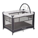 Pamo Babe Portable Playard,Sturdy Play Yard with Padded Mat and Toy bar with Soft Toys by TinyTreasures Baby Boutique