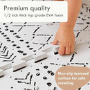 Lillefolk Baby Play Mat for Floor – 6x8ft Boho | Soft Non Toxic Premium EVA Foam Tiles for Tummy Time, Crawling & Playroom – Waterproof Interlocking Floor Mat for Babies & Toddlers (12 Tiles) by TinyTreasures Baby Boutique