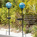 VCUTEKA Solar Lights Outdoor Decorative, Mosaic Solar Garden Light Waterpoof LED Pathway Stake Light for Landscape Lawn Patio Yard Decoration, 2 Pack by CozyNest Decor