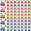 75 Pcs Mini Highland Cow Figurines Bulk Glitter Highland Cow Statues Mini Resin Animals Cute Tiny Resin Figures Animals Sculpture Ornament for Cake Topper Home Office Desk Decorations by GreenHaven Gardens