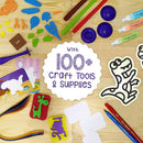 Imagimake 5 in 1 Awesome Craft Kit | Over 15 Projects - Creative DIY Arts & Crafts, Craft Kit for Kids | Gifts for 5 6 7 8 9 10 11 12 Years Old Girls & Boys | Arts and Crafts for Kids Ages 6-8 & 8-12 by TinyTreasures Baby Boutique