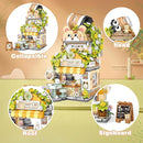 Streetscape Cafe Mini Building Set, 1770 PCS Mini Brick Building Cafe Set (for Boys Girls 6+) by TinyTreasures Baby Boutique