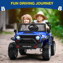 L8 2 Seater Ride On Car, 12V Kids Electric Car w/Remote Control, 4-Wheel Suspension, Bluetooth Speaker, Multi Music Modes, 3 Speeds, LED Lights, Xmas & Birthday Gift Ideas for Kids Ages 3+ by TinyTreasures Baby Boutique