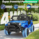 2 Seater Ride On Car Truck with Remote Control XL, Kids 24V Battery Powered Electric Vihicle w/21 in Seat, 3 Speeds, 2WD/4WD Switichable, Shock Absorbers,Bluetooth, Flower, Gift Choice by TinyTreasures Baby Boutique