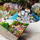 120 Pcs Fairy Garden Accessories, Micro Landscape Ornaments Kit, Mini Resin Animals with Fairy Tiny House for Home Outdoor and Plant House Decor by CozyNest Decor