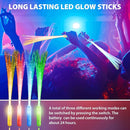 28 Pcs Sparkler Firework Sticks Glow Fiber Optic Wands, LED Flashing Sticks Light Up Toy for Kids Adults, Glow in The Dark Party Favor Supplies Bulk Rave Magic Decoration for Wedding Halloween Easter by TinyTreasures Baby Boutique