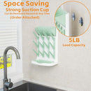 Yieach Larger Vertical Baby Bottle Drying Rack - BPA FREE - Space Saving Feeding Bottles Drying Rack Holder for Countertop,Baby Bottle Holder Storage Station for Pacifiers,Pump Accessories Stand,Green by TinyTreasures Baby Boutique