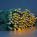 200 Count Orange Wide Angle LED Christmas Lights, 66 ft Green Wire UL Certified Commercial Grade 5mm Holiday String Light Set (Orange) by CozyNest Decor