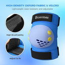 BOSONER Kids/Youth Knee Pad Elbow Pads for Roller Skates Cycling BMX Bike Skateboard Inline Rollerblading, Skating Skatings Scooter Riding Sports by TinyTreasures Baby Boutique