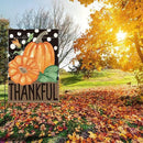 Fall Thankful Garden Flag Autumn Pumpkin Garden Flag 12x18 inch Double Sided Fall Thanksgiving Flags Holiday Decorations for Yard Outdoor Home Porch (Flay 1807) by GreenHaven Gardens