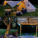 QITONG 4 Pack Solar Fairy Lights Warm White, Each 33ft 100 LED Outdoor String Light, 8 Modes Copper Wire Lights for Outside Tree Wedding Party Garden Patio Christmas by GreenHaven Gardens