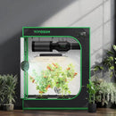 VIVOSUN S3018 30"x18"x36" Grow Tent, High Reflective Mylar with Observation Window and Floor Tray for Hydroponics Indoor Plant for VS1000 by GreenHaven Gardens