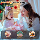 Karaoke Machine for Kids & Adults, Portable Bluetooth Mini Karaoke Speaker with 2 Wireless Microphone and Lights, Birthday Gifts for Girls & Boys, Toys for Girls, Family Home Party (Black) by TinyTreasures Baby Boutique