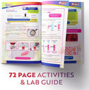 Playz Edible Exploding Candy Making Science Kit for Kids Ages 8-12 Years Old - Food Science Chemistry Kid Science Kit with 29 Experiments, Educational Science Kits for Boy & Girls by TinyTreasures Baby Boutique
