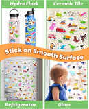 Reusable Sticker Book for Toddlers 2-4 Years, Stickers for Kids, Toddler Sticker Book Ages 1-3, Toddler Craft Activities, Toddlers Travel Toys Ages 2+ Boy Girl Birthday Gifts by TinyTreasures Baby Boutique