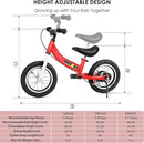 Balance Bike 2 in 1,The Dual Use of a Kids Balance Bike and Toddler Bike, for 2 3 4 5 6 7 Years Old -12 14 16 Inches with Training Theory, Brake, Pedal by TinyTreasures Baby Boutique