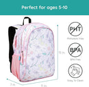Wildkin JumpOff Jo 15-inch Kids Backpack – Durable, Adjustable, Ideal for School - Fairy Blossom by TinyTreasures Baby Boutique