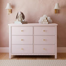 Graco Sasha 6 Drawer Dresser (Blush) – GREENGUARD Gold Certified, Wood Storage for Nursery or Kids’ Room, Safe Interlocking Drawer System & Easy Assembly with Pre-Installed Tracks by TinyTreasures Baby Boutique