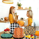 HAKOTI 40Pcs Fall Pumpkin Paper Plates - Thanksgiving Harvest Party Tableware Decoration Orange Pumpkin Shape Plates for Autumn, Halloween Holiday by CozyNest Decor