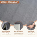 Baby Play Mat for Floor - 1.4" Thick Memory Foam Rug, 80"x70" Playpen Tummy Time Mat, Soft Velvet Nursery Rug, Large Padded Crawling Mats, Cushioned Pads for Playroom Toddlers, Infants, Yoga, Tatami by TinyTreasures Baby Boutique