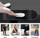 Easy_Way Complete Skateboards- Standard Skateboards for Beginners Kids Boys Girls Teenager- 31''x 8''Canadian Maple Cruiser Pro Skate Board, Skateboards by TinyTreasures Baby Boutique