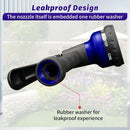 AUTOMAN Garden Hose Nozzle, Water Sprayer Nozzle with 7 Adjustable Watering Patterns,Slip Resistant Nozzle for Plants,Lawn,Washing Cars,Window Cleaning,Showering Pets & Outdoor Fun. by GreenHaven Gardens