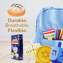 BioSwiss Bandages, Hanukkah Shaped Self Adhesive Bandage, Latex Free Wound Care, Fun First Aid Kit Supplies for Kids and Adults, 50 Count by TinyTreasures Baby Boutique