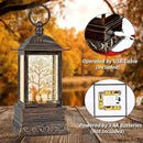 Fall Snow Globe Gnome Lantern, Glitter Lighted Snow Globes Fall Decorations for Home, Light Up Snowglobe Fall Décor by CozyNest Decor